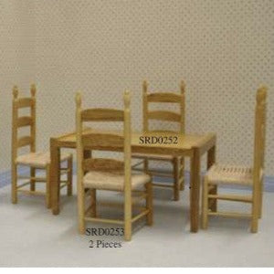 Chairs With Woven Seat 2pcs