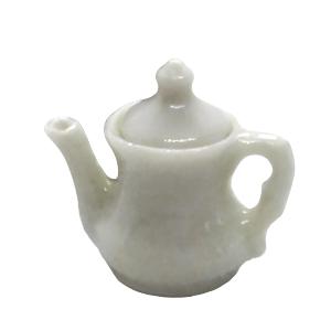 White Fancy Teapot