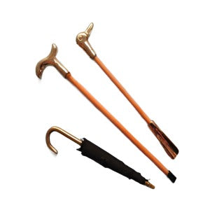 Walking Stick, Shoe Horn, & Umbrella