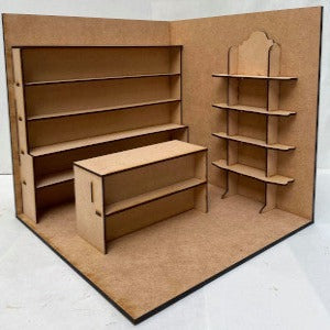 Corner Room Box Kit Shop