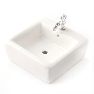 Square Sink With Tap