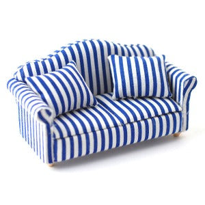 Sofa Blue Stripe
