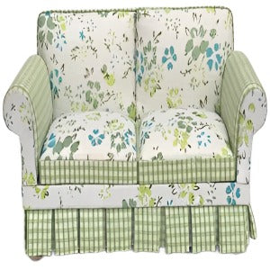 Sofa Green Floral