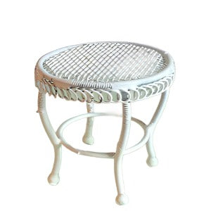 White Wire Table