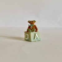 Bear On A Cube Blue