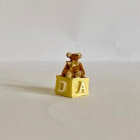 Bear On A Cube Yellow