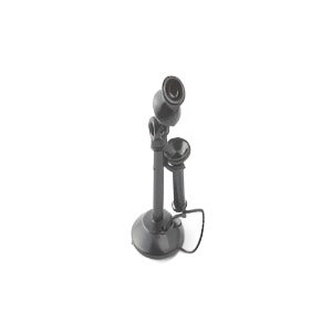Upright Black Telephone