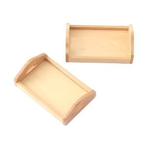 Wooden Pine Tray Pack of 2