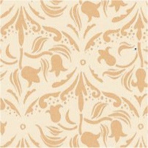 Tulip Arabesque Ivory Wallpaper