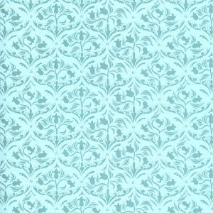 Tulip Arabesque Wallpaper Sea Green