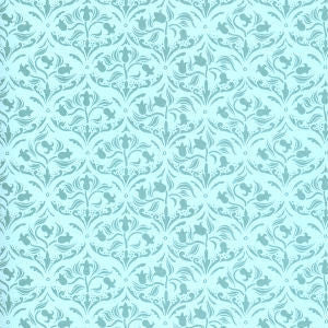 Tulip Arabesque Wallpaper Sea Green