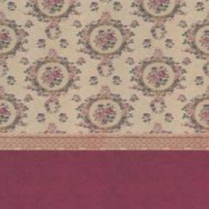 Burgundy Floral Wallpaper