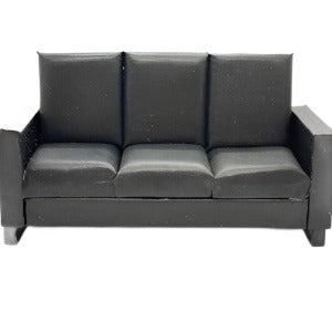 Budget Black 3 Seater Couch