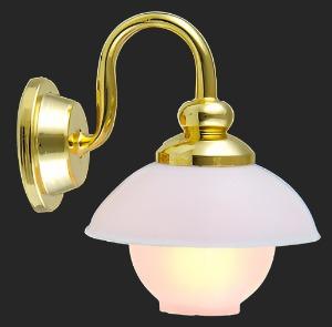 Down Globe Wall Light