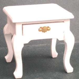 Bedside Table With Drawer White