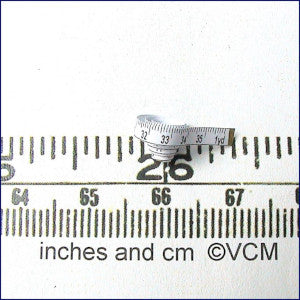 High Detail Tiny Tape Measure White