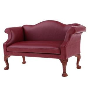 Red 'Leather' Couch